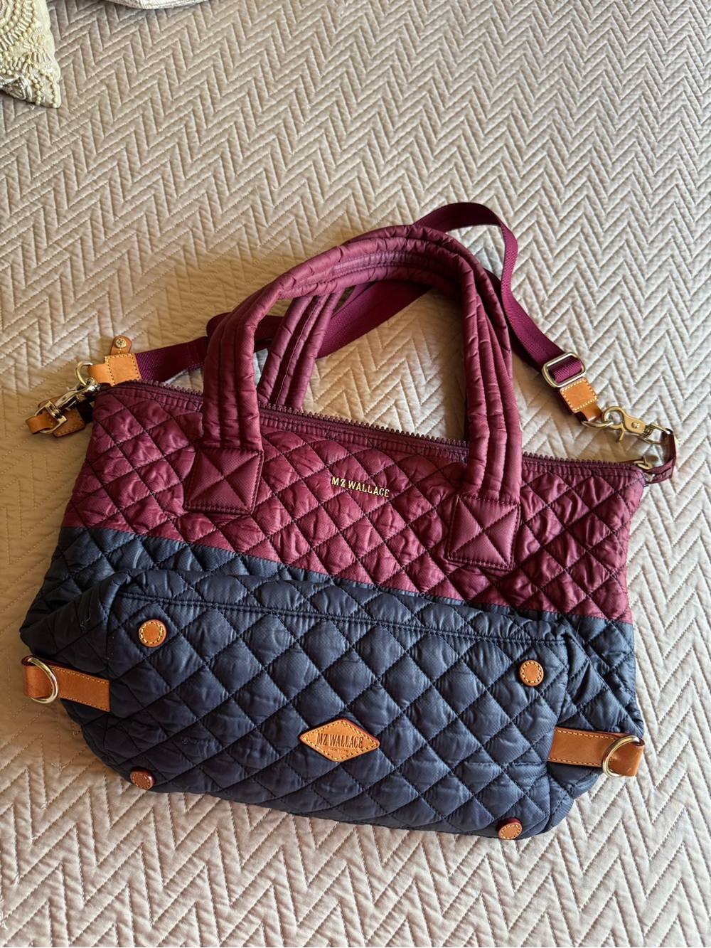 FINAL PRICE!! 🎉QUICK SALE🎉MZ Wallace color block medium Sutton bag - Picture 8 of 12